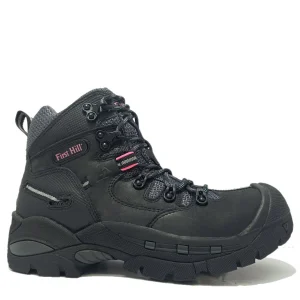 Botas Denver PowerStep First Hill Industrial Para Mujer / Negro Gris